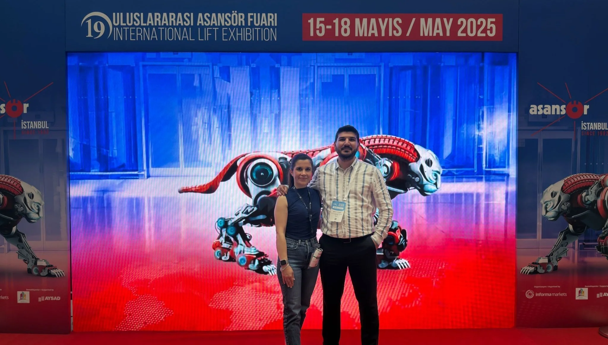 19. ULUSLARARASI ASANSÖR FUARINDA 2025'te yerimizi aldık!